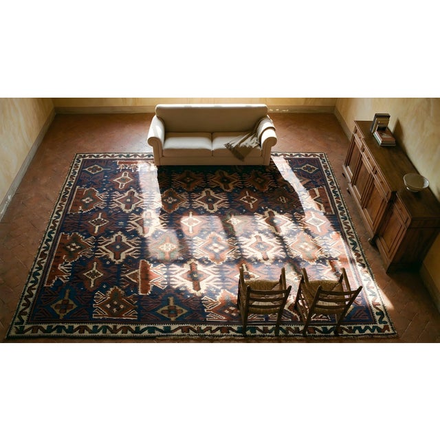Early 20th Century Caucasian Kuba Kilim For Sale - Image 15 of 15
