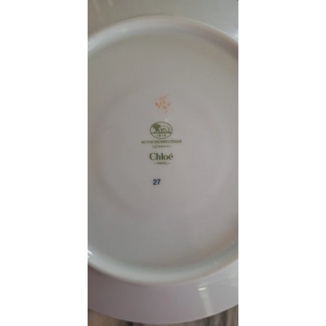 Mint Vintage Printemps Huntschenreuther Chloe Paris Five Piece Place Setting - Six Available For Sale - Image 8 of 12