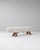 Mid-Century Modern 1940s Czech Mid-Century Modern Upholstered Bench With Angled Wooden Legs For Sale - Image 3 of 18