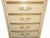 Dresser Vintage French Provincial Tallboy Dresser Lingerie Chest Brass Hardware #1 For Sale In Los Angeles - Image 6 of 15