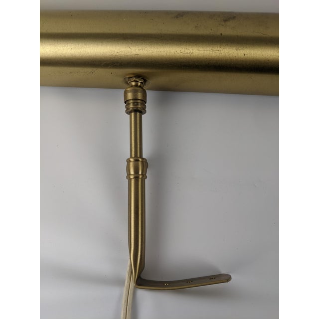 Vintage House of Troy 24" Adjustable Gallery Picture Light – Gold/Brass-Tone Finish For Sale - Image 4 of 9