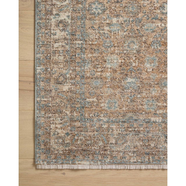 2020s Angela Rose x Loloi Blake Rug Sand / Sky 11'-6" x 15'-7" Area Rug For Sale - Image 5 of 9