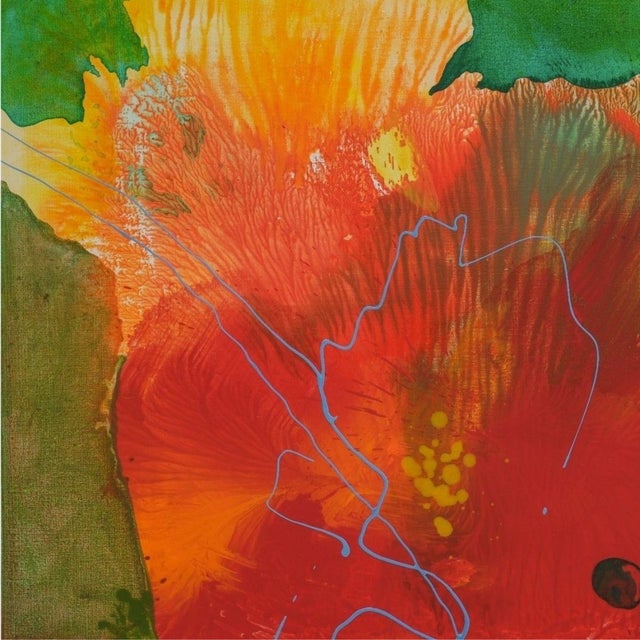 Early 21st Century Agnieszka Zawisza, Flower, Oil on Canvas For Sale - Image 5 of 6