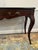 Brown Vintage French Provincial Serpentine Console Table With Cabriole Legs & Drawers For Sale - Image 8 of 8