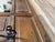 This coat rack is made of solid oak. It features its original wrought-iron coat hooks and hat rack. We chose to preserve...