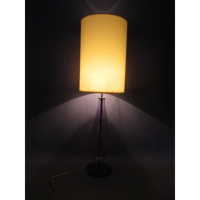 Metal Penta Light Table Lamp in Murano Glass For Sale - Image 7 of 18