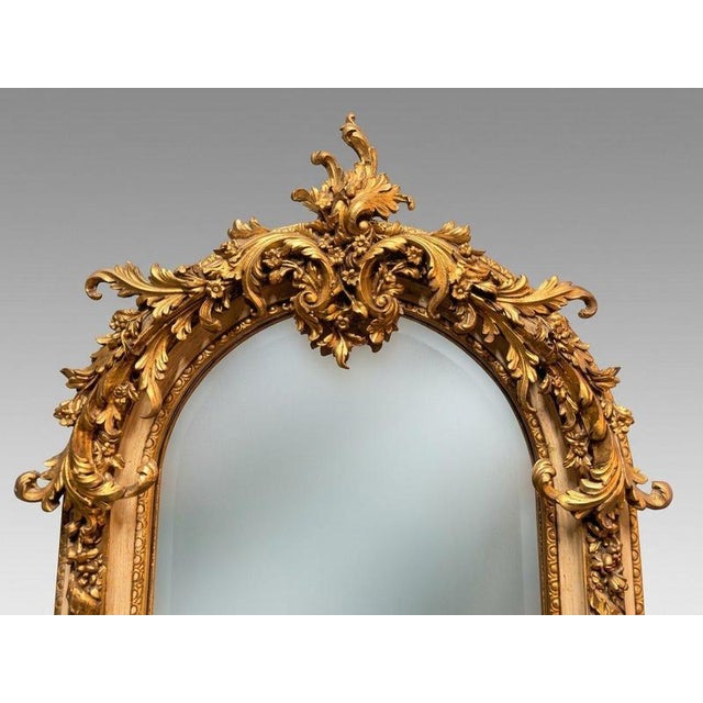 Enhance your home with this stunning tall and narrow freestanding French-style mirror, designed to bring a touch of...