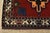 Baloch Rug 2’11” X 5’1′ Red Wool Vintage Tribal Hand-Knotted Oriental Carpet For Sale In Philadelphia - Image 6 of 9