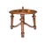19th Century French Walnut Swivel Chair: Figural Crest & Organic Movement For Sale - Image 17 of 17