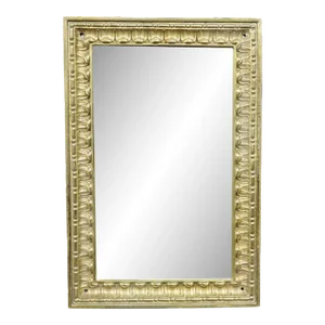 Brass Carved Wall Mirror