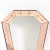Mid-Century Modernist Shadowbox Mirror With Reversed Etching in Smoked Rose For Sale - Image 9 of 11