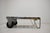 Industrial Vintage Industrial Cart in Metal and Wood, Czechoslovakia, 1950s For Sale - Image 3 of 9