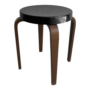 1950s Bentwood Bakelite Stacking Stool by Thonet