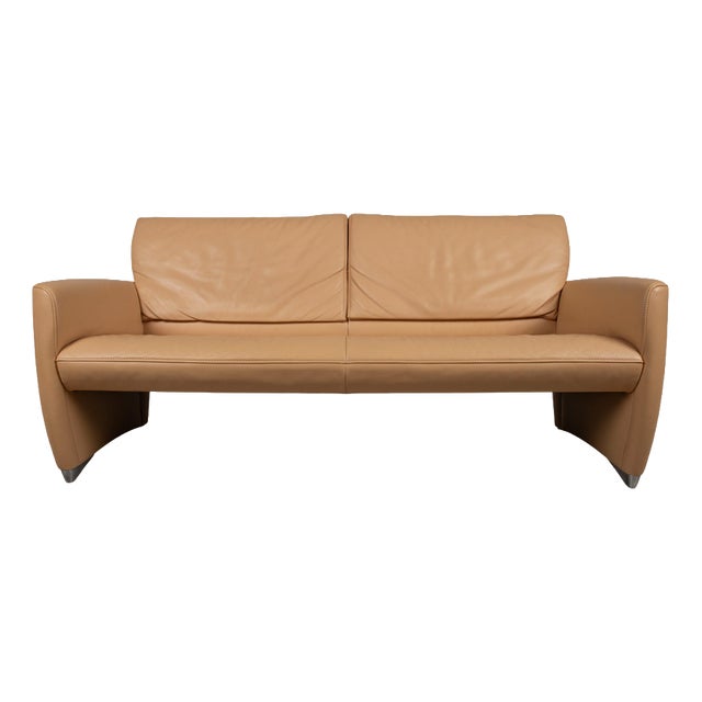 Angel 3250 3-Seater Sofa in Cognac Leather from Jori For Sale