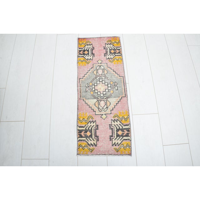 Handmade wool carpet in Turkish Anatolia , Vintage Oushak Rug,Turkish Vintage Anatolian Rug, Handmade wool Rug . One Of...