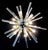 Metal Crystal Prism Sputnik Chandeliers, Murano, 1990, Set of 2 For Sale - Image 7 of 13