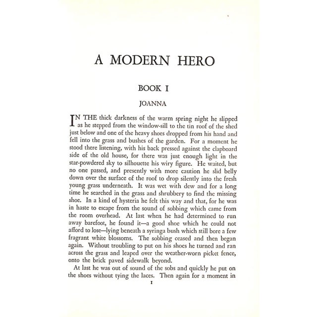 Paper "A Modern Hero" 1932 Bromfield, Louis For Sale - Image 7 of 7