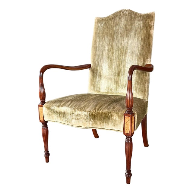 1990s Vintage Hickory Lolling Chair For Sale