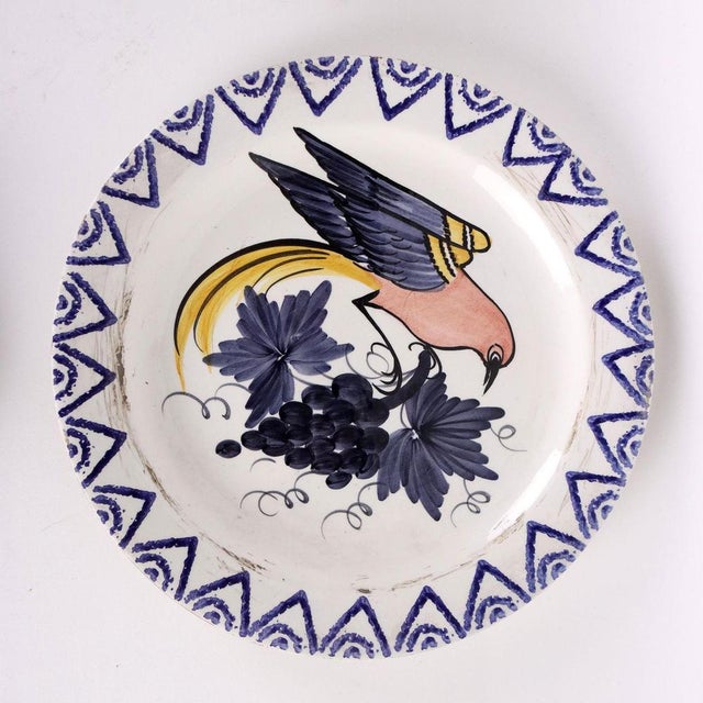 Vintage Majolica Plates, Set of 6 For Sale - Image 13 of 17