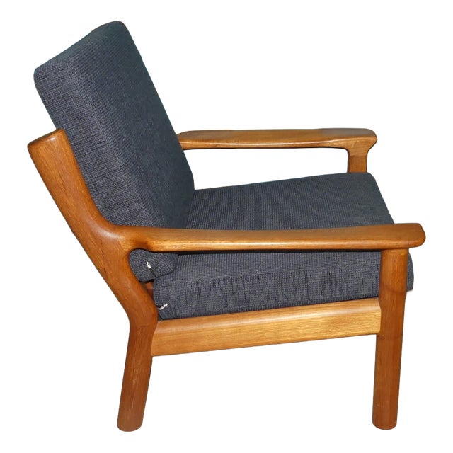Lounge Chair in Teak by Juul Kristensen, 1970s For Sale