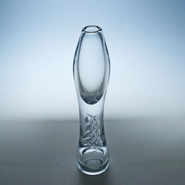 1990s Vintage Art Glass Vase 'Twist' by Kari Alakoski for Iittala For Sale - Image 5 of 9