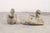 Mid 20th Century Vintage Pair of Stone Swan Planters From England For Sale - Image 5 of 11