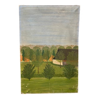 Oil Painting “Tree” 1964 For Sale