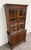 Traditional Vintage Georgian Style Mahogany Bookcase Cabinet China Cabinet For Sale - Image 3 of 15