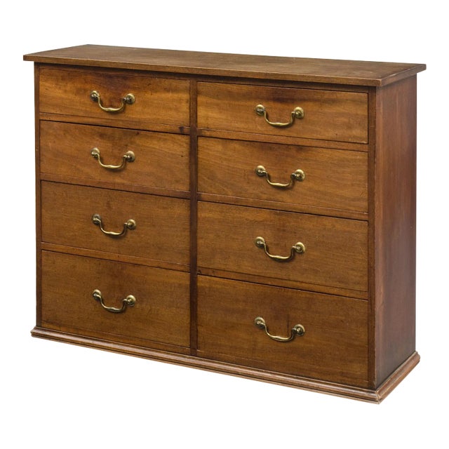 Georgian Eight Drawer Mahogany Gentleman's Chest, Circa 1780 For Sale