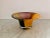 Contemporary Burnt Orange & Brown Blown Art Glass Bowl For Sale - Image 4 of 6