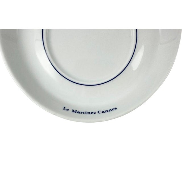 Vintage Le Martinez Hotel Cannes Cup & Saucer French Riviera For Sale In Washington DC - Image 6 of 10