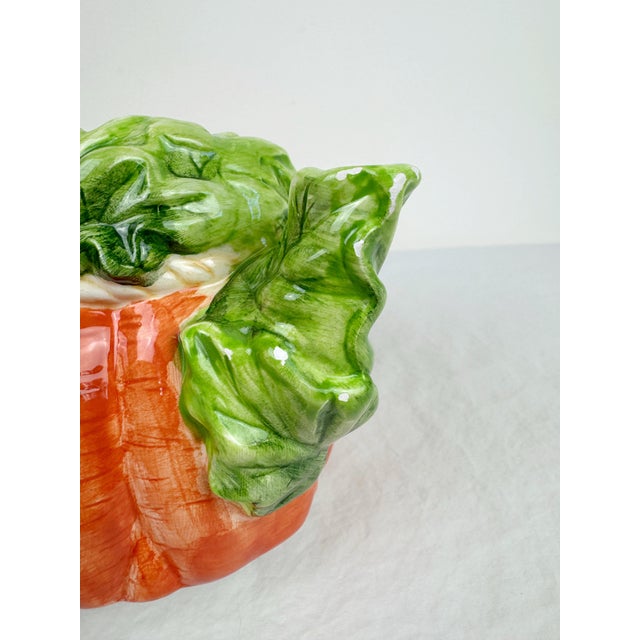 Ceramic Vintage Bunch of Carrots Tea Pot For Sale - Image 7 of 9
