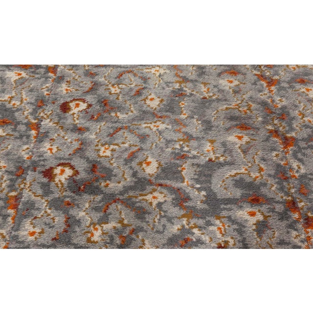 Mid-Century Modern Doris Leslie Blau Mid-20th Century Swedish Pile Rug by Konstfliten, Gothenburg For Sale - Image 3 of 8