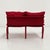 Red 2-Seater Sofa in Metal and Fabric from Thalia & Co, 1980s, in Good conditions. Designed 1980 to 1989 This piece has an...