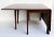 Brown 1950s Antique Style Mahogany Drop Leaf Gateleg Table For Sale - Image 8 of 9