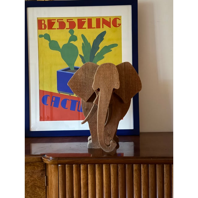 Bottega Michelangeli, Elephant Wood Sculpture, Orvieto Italy 1970s For Sale - Image 16 of 17