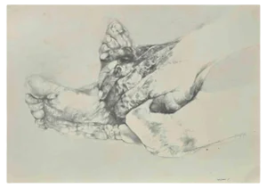 Renzo Vespignani, Foot, Phototype Print, 1960s
