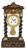 French Napoleon III Portico Barley Twist Clock For Sale