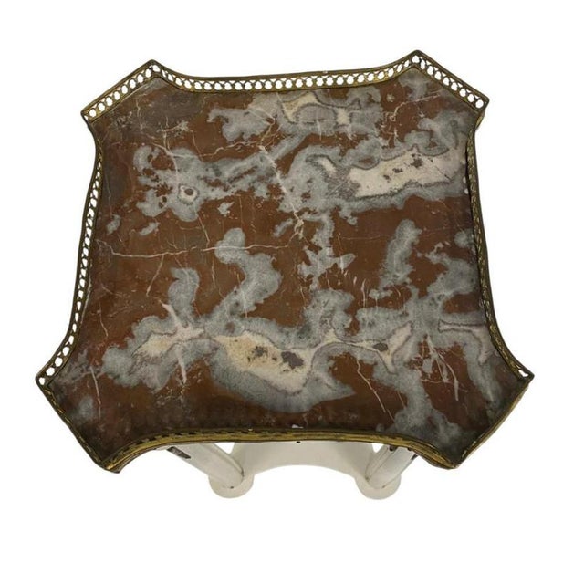 French Belle Epoque Painted Pedestal Stand, 1880 For Sale - Image 4 of 5