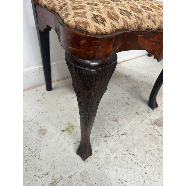 Antique Dutch Chairs in Marquetry Wood, 1800s, Set of 8 For Sale - Image 9 of 18