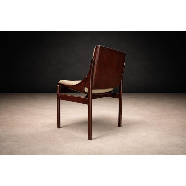 Brazilian Modern Set of Five Rosewood & Leather Dining Chairs, Jorge Zalszupin, Brazil, 1960s For Sale - Image 14 of 14