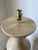 1980s Vintage 1980’s Faux Goatskin / Parchment Floor Lamp For Sale - Image 5 of 11