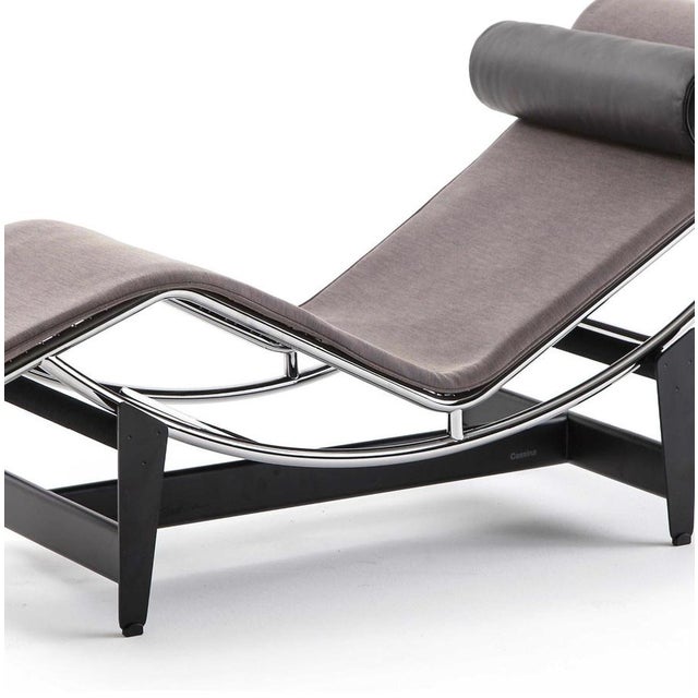 Metal 4 Durable Continuously Adjustable Chaise Lounge by Le Corbusier for Cassina For Sale - Image 7 of 8