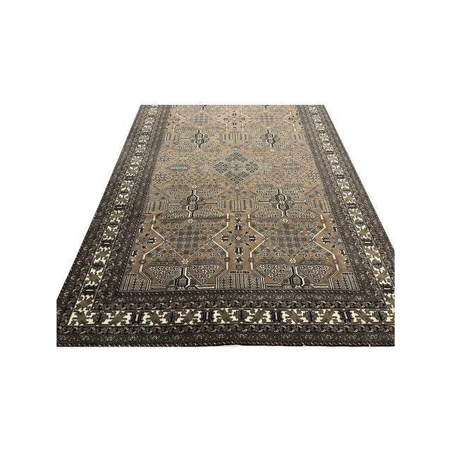 1960s 1960s Old Persian Joshegan Area Rug 8x11 For Sale - Image 5 of 13