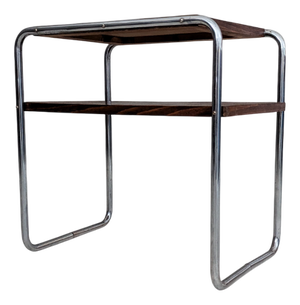 Bauhaus Tubular Steel Side Table by Marcel Breuer for Slezak, 1930s