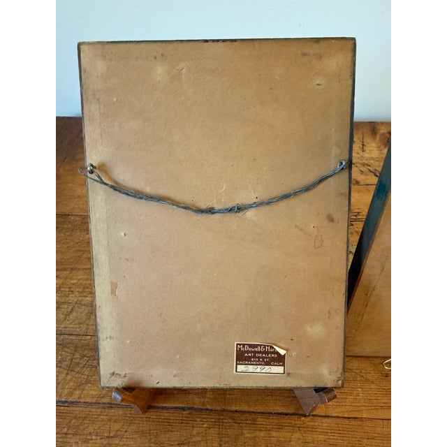 Pair of Antique Wood & Gilt Gold Picture Frames, 5.75" X 7.75" For Sale In Portland, OR - Image 6 of 11