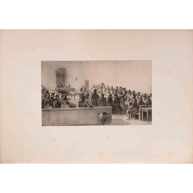 Auguste Raffet, General Assembly in Serbia, 1800s, Lithograph For Sale - Image 3 of 3