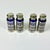 F.B. Rogers Silver Co. 1940s Vintage Art Deco Hollywood Regency Cobalt & Silverplate Salt & Pepper Shakers - Set of 4 For Sale - Image 4 of 14