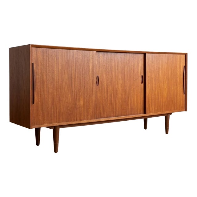 Vintage Danish Sideboard in Teak, 1950s For Sale