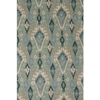 Iliv Boho Sage Ikat Fabric - Sample For Sale